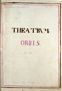 Página de rosto do atlas Theatrum Orbis (gravura de Frederick de Wit