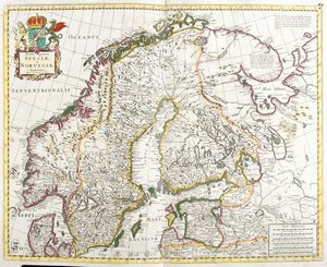 Suécia, Noruega, Finlândia, Estónia, Distrito Federal do Noroeste da Rússia de Frederick de Wit