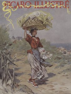 A Biarritz. Capa do Le Figaro Illustre, março de 1895 de Frederik Hendrik Kaemmerer