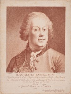 Retrato do Barão Johann Albrecht von Korff 1697-1766 , meados do século XVIII.