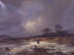 Paisagem de inverno de Frederik Rohde