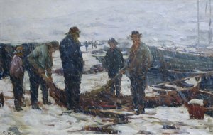 Pescadores, c.1900 (óleo sobre tela)