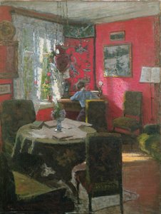 Interior (óleo sobre tela)
