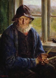 Velho Pescador (óleo sobre tela)