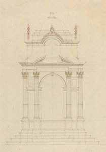 Projeto para um Baldaquin de French 18th Century