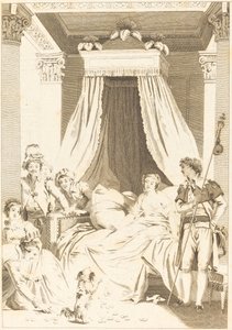 O cachorrinho de French 18th Century