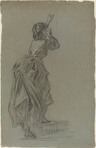 Jovem subindo um degrau de French 19th Century