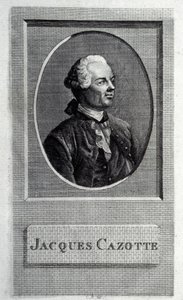 Retrato do autor Jacques Cazotte 1720-1792