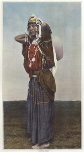 Um portador de água feminina na Tunísia de French Photographer