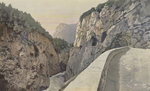 Gorge de Isère, Estrada de Moutiers para Aosta de French Photographer