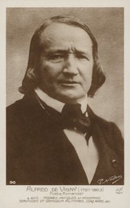 Alfred de Vigny (1797-1863), poeta e romancista francês de French Photographer