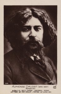 Alphonse Daudet (1840-1897), romancista francês de French Photographer