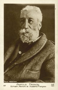 Anatole France, poetisa, jornalista e romancista francesa (foto a p/b) de French Photographer