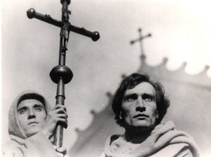 Antonin Artaud (1896-1948) no filme A paixão de Joana d&39;Arc por Carl Theodor Dreyer (1889-1968) 1928