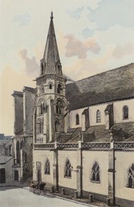Auxerre, Igreja de St. Eusebe, Fachada laterale N de French Photographer