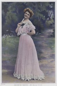Blanche Toutain, atriz francesa (foto colorida)