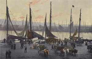Boulogne-sur-Mer, Preparativos para a pesca de arenque de French Photographer