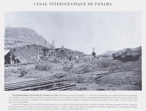 Canal Interoceanique De Panama (foto a p/b) de French Photographer