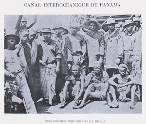 Canal Interoceanique De Panama (foto a p/b) de French Photographer
