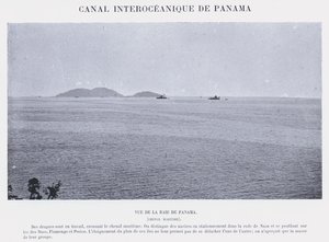 Canal Interoceanique De Panama (foto a p/b) de French Photographer