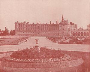 Castelo de Saint Germain, Frente Norte (foto a p/b) de French Photographer
