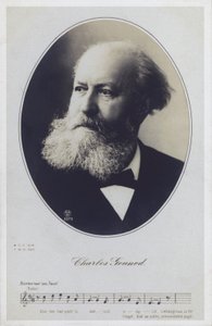 Charles Gounod, pianista e compositor francês (foto a p/b) de French Photographer