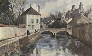 Chatillon-sur-Seine, Igreja de Saint-Vorles e Perthuis-au-Loup de French Photographer