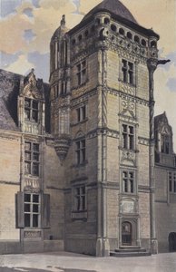 Chemaze, Chateau Saint-Ouen, Torre das escadas de French Photographer