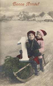 Crianças, toboggan de French Photographer