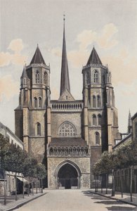 Dijon, Cathédrale Saint-friendly, Fachada Oh de French Photographer