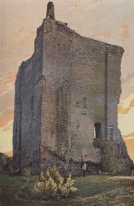 Domfront, Donjon, visão externa de French Photographer