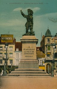 Dunkerque - estátua de Jean Bart. Postal enviado em 1913. de French Photographer