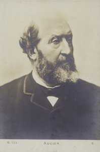 Emile Augier (1820-1889), dramaturgo francês de French Photographer