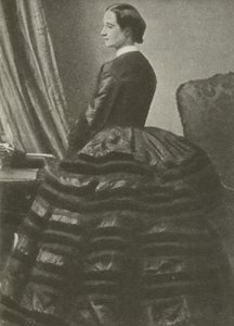 Eugenie De Montijo, esposa de Napoleão III (foto a p/b) de French Photographer