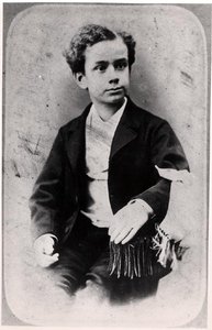 Fernand Pelloutier (1867-1901) quando criança (foto a p/b) de French Photographer