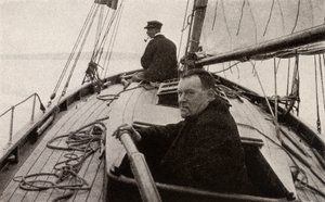 Hilaire Belloc em seu barco de French Photographer