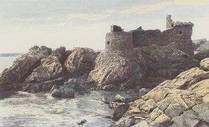 Ile DYeu, castelo velho, vista do SE de French Photographer