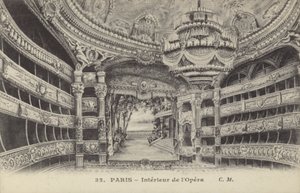Interior da Ópera, Paris de French Photographer