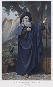 Jean-François Delmas como o andarilho em Siegfried (foto colorida)
