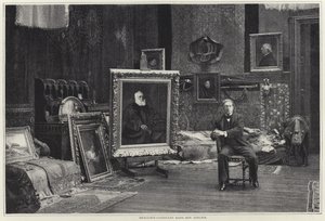 Jean-Joseph Benjamin-Constant em sua oficina de French Photographer