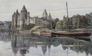 Josselin, a família do Chateau de Rohan de French Photographer