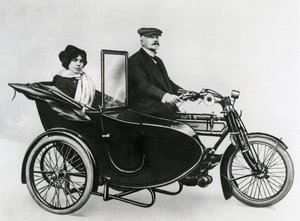 Carro lateral de Jouve & Co., 1914 de French Photographer