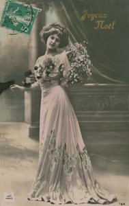 Joyeux Noel. Postal enviado em 1913. de French Photographer