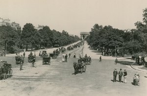 LAvenue Bois-de-Boulogne, avenida Bois de Boulogne (fotoengenharia) de French Photographer