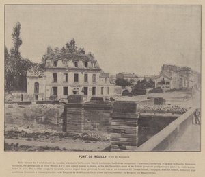 A Comuna de Paris, Pont De Neuilly, Cote de Puteaux (foto a p/b) de French Photographer