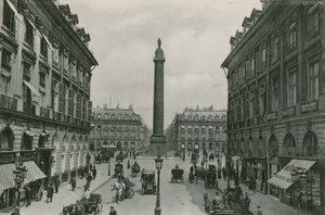 La Place Vendome, a Place Vendome (fotogravura) de French Photographer