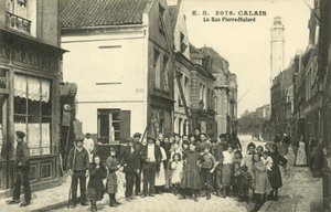 Rue Pierre-Mulard, Calais (foto a p/b) de French Photographer