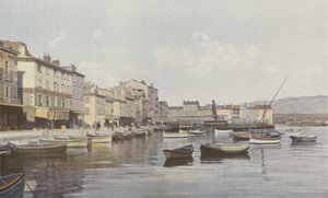La Seyne, Vista do Quai (pequeno porto de Toulon) de French Photographer