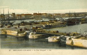 A Ponte Marguet, Boulogne-sur-Mer (foto a cores) de French Photographer