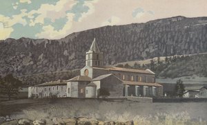 Leoncel, vista da abadia, Cote NE de French Photographer